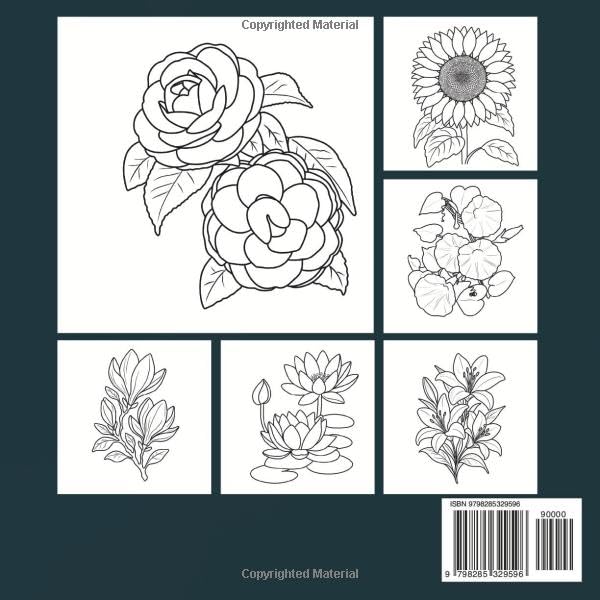 Blooming World - Paperback Coloring Book (Amazon Edition, 74-90 GSM)