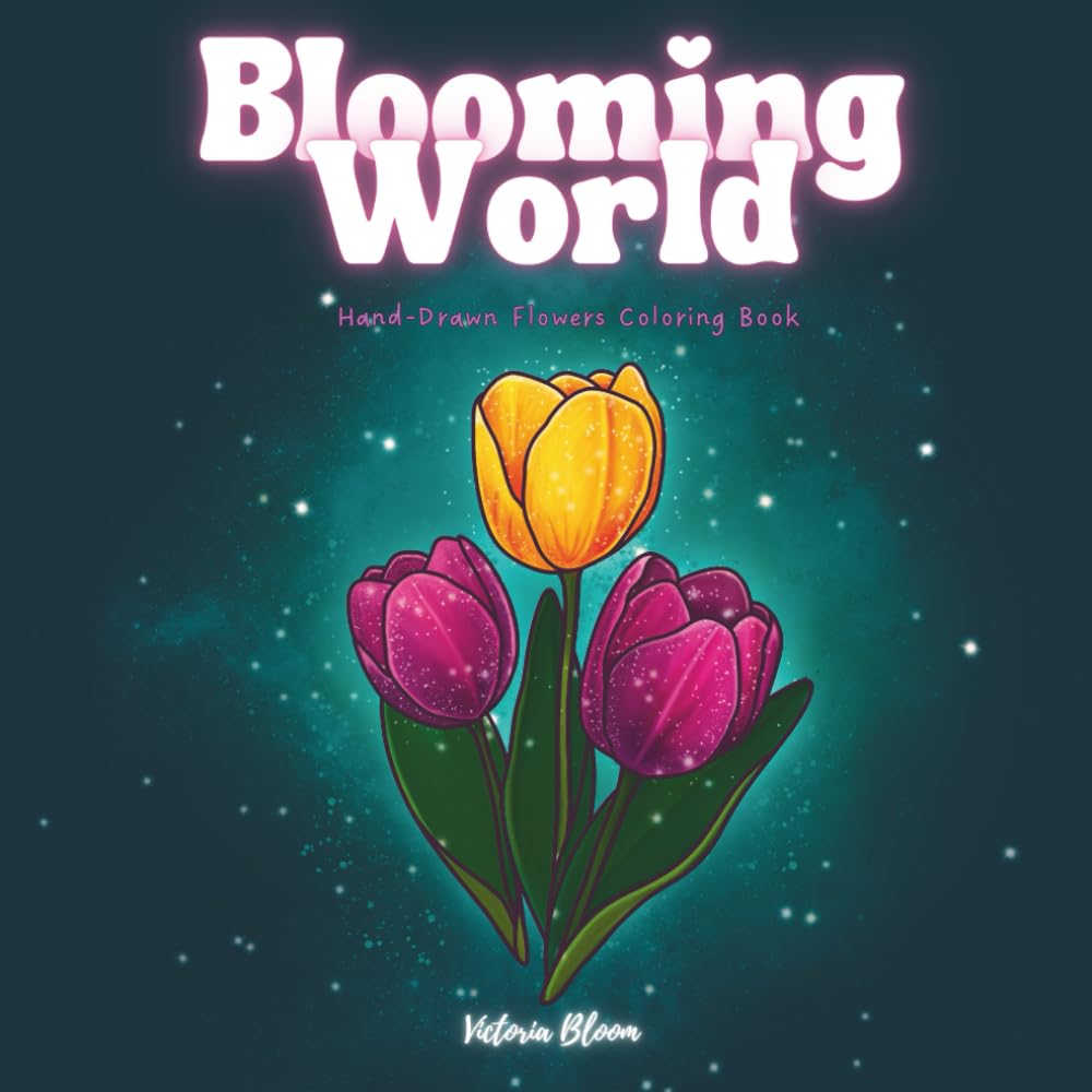 Blooming World - Paperback Coloring Book