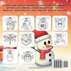 Cute and Cozy Christmas Ornaments - Paperback Coloring Book (Amazon Edition, 74-90 GSM)