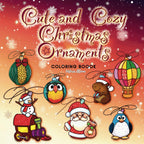 Cute and Cozy Christmas Ornaments - Paperback Coloring Book (Amazon Edition, 74-90 GSM)