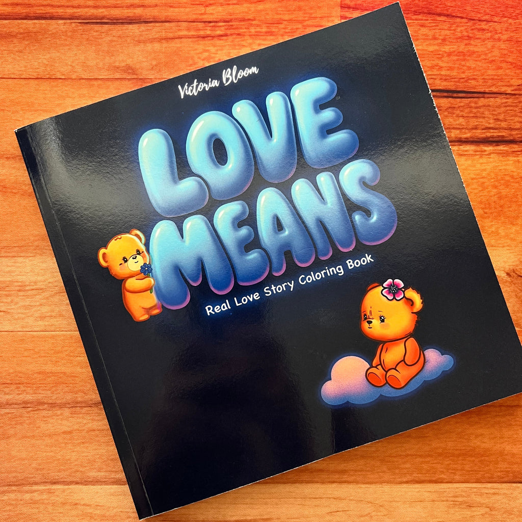 Love Means - Paperback Coloring Book