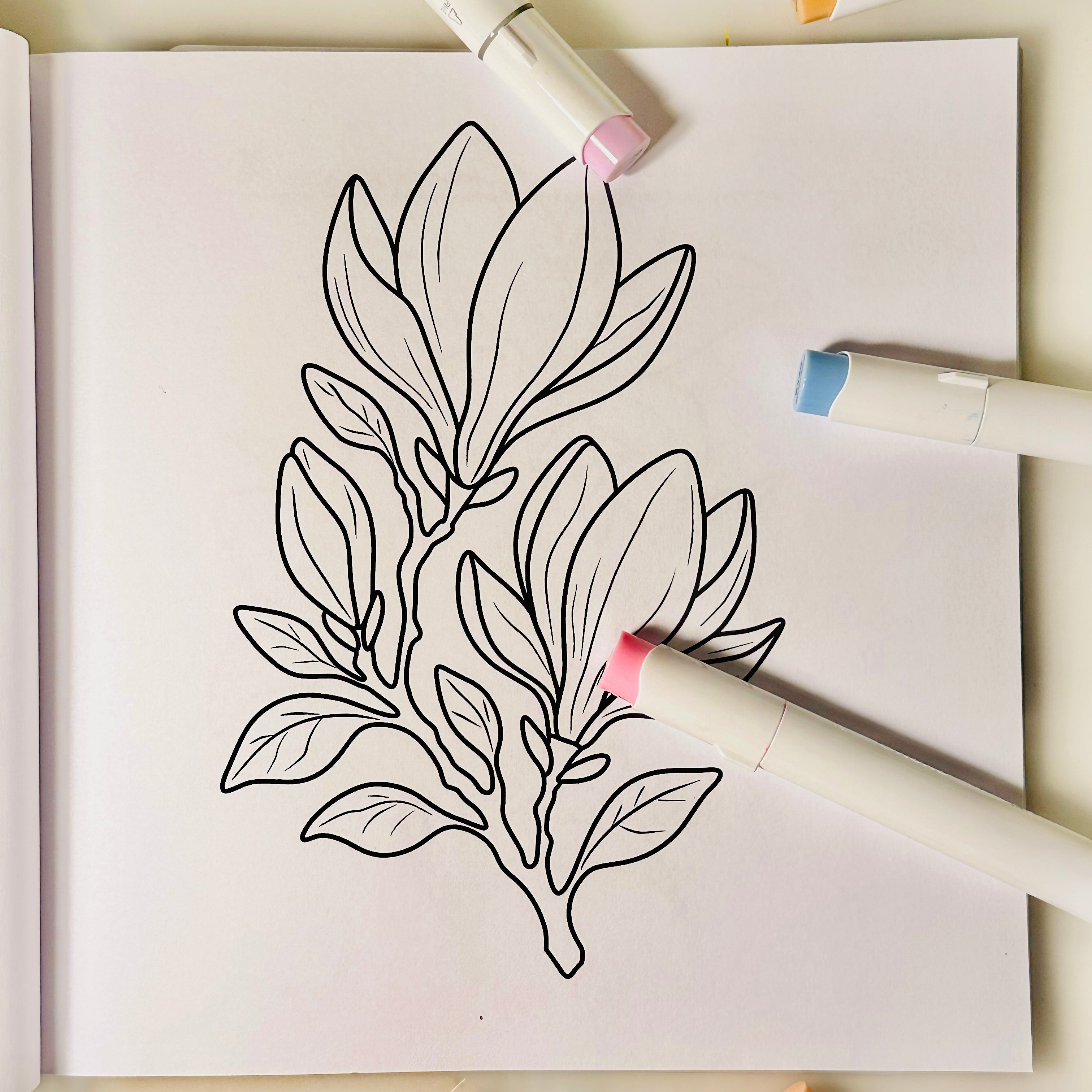 Blooming World - Paperback Coloring Book