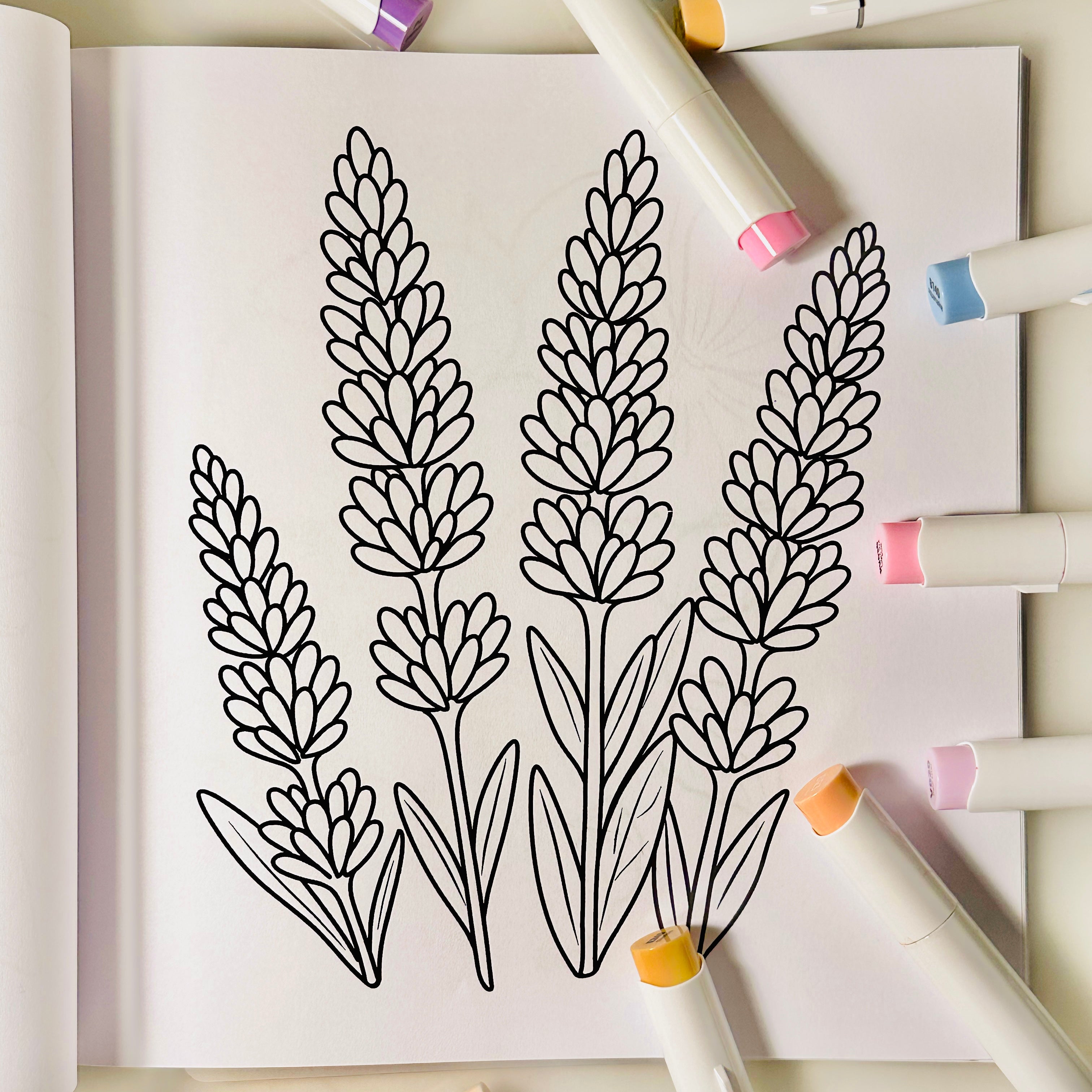 Blooming World - Paperback Coloring Book