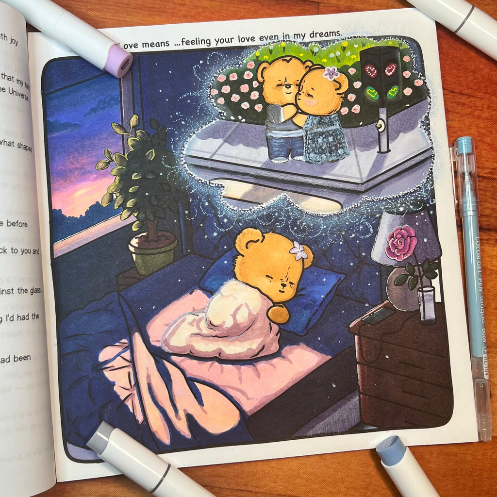 Love Means - Paperback Coloring Book