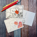 Digital Download - Love Means - Roses Coloring Card