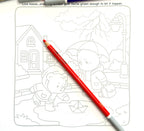 Love Means - Portuguese Edition - Cardstock Coloring Book - 170 GSM Premium Bond, Hardcover, Gray Lines
