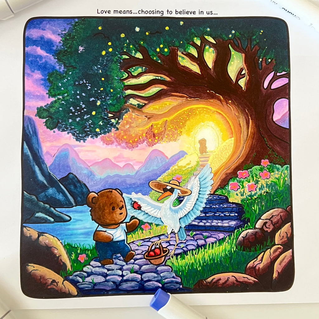 Love Means - Hardcover Coloring Book