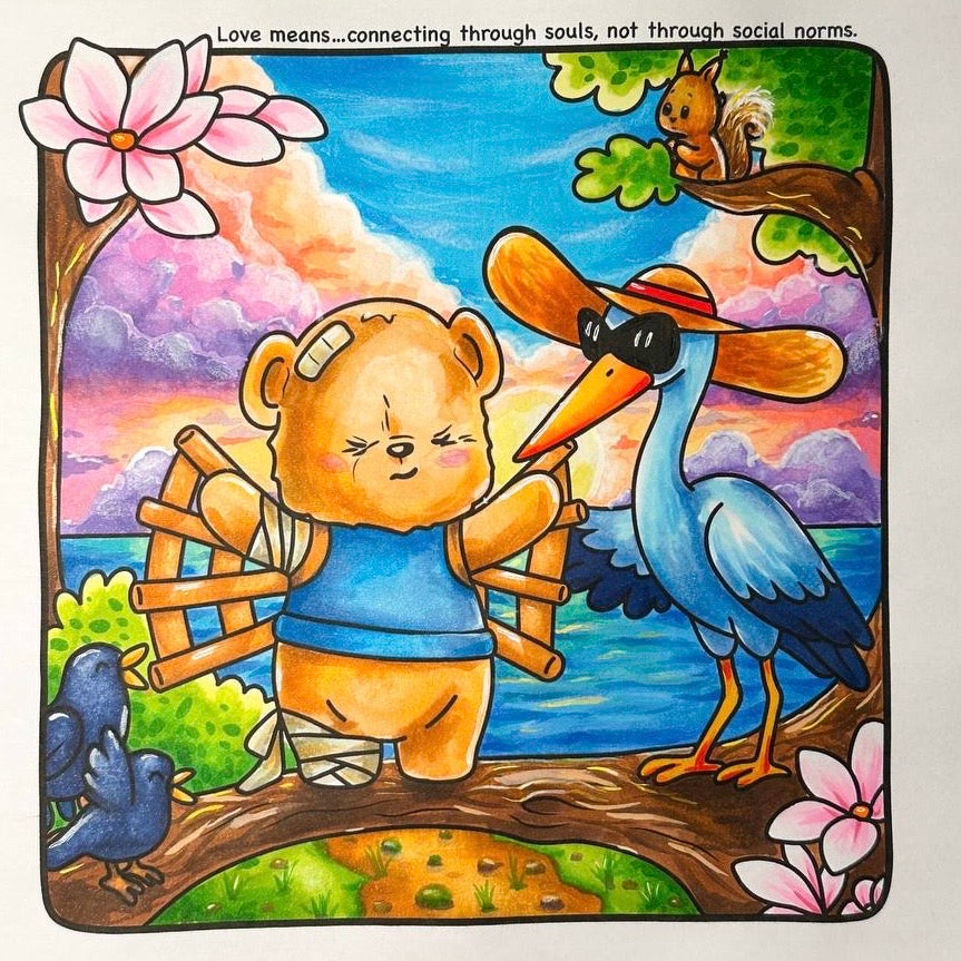 Love Means - Hardcover Coloring Book