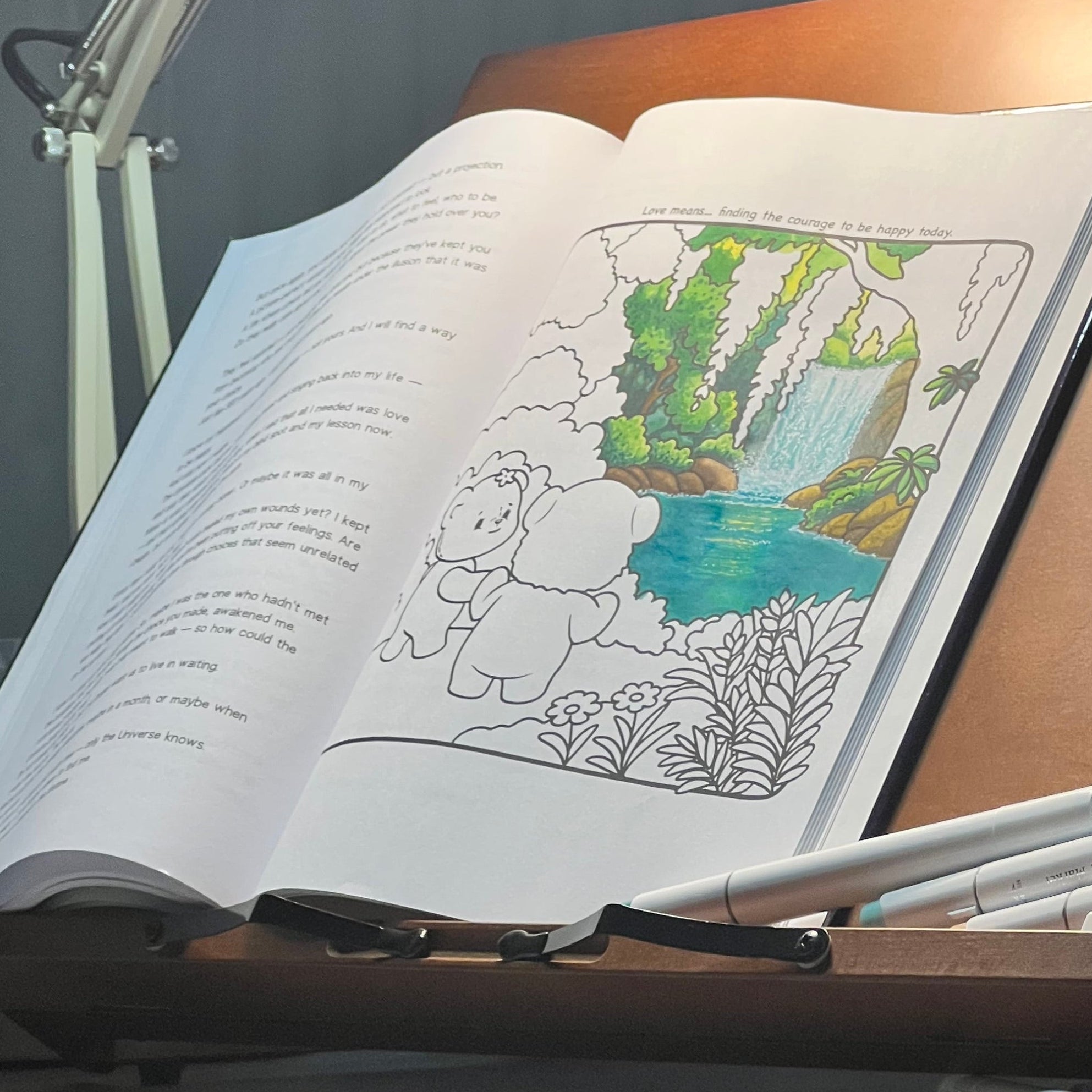 Love Means - Hardcover Coloring Book