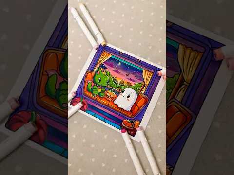 Ghosty Cuties - Paperback Coloring Book