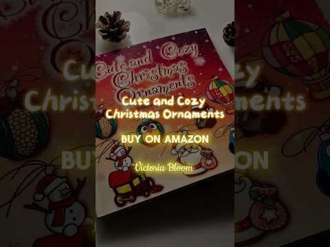 Cute and Cozy Christmas Ornaments - Paperback Coloring Book