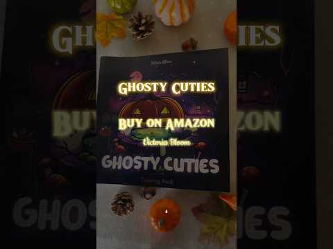 Ghosty Cuties - Paperback Coloring Book
